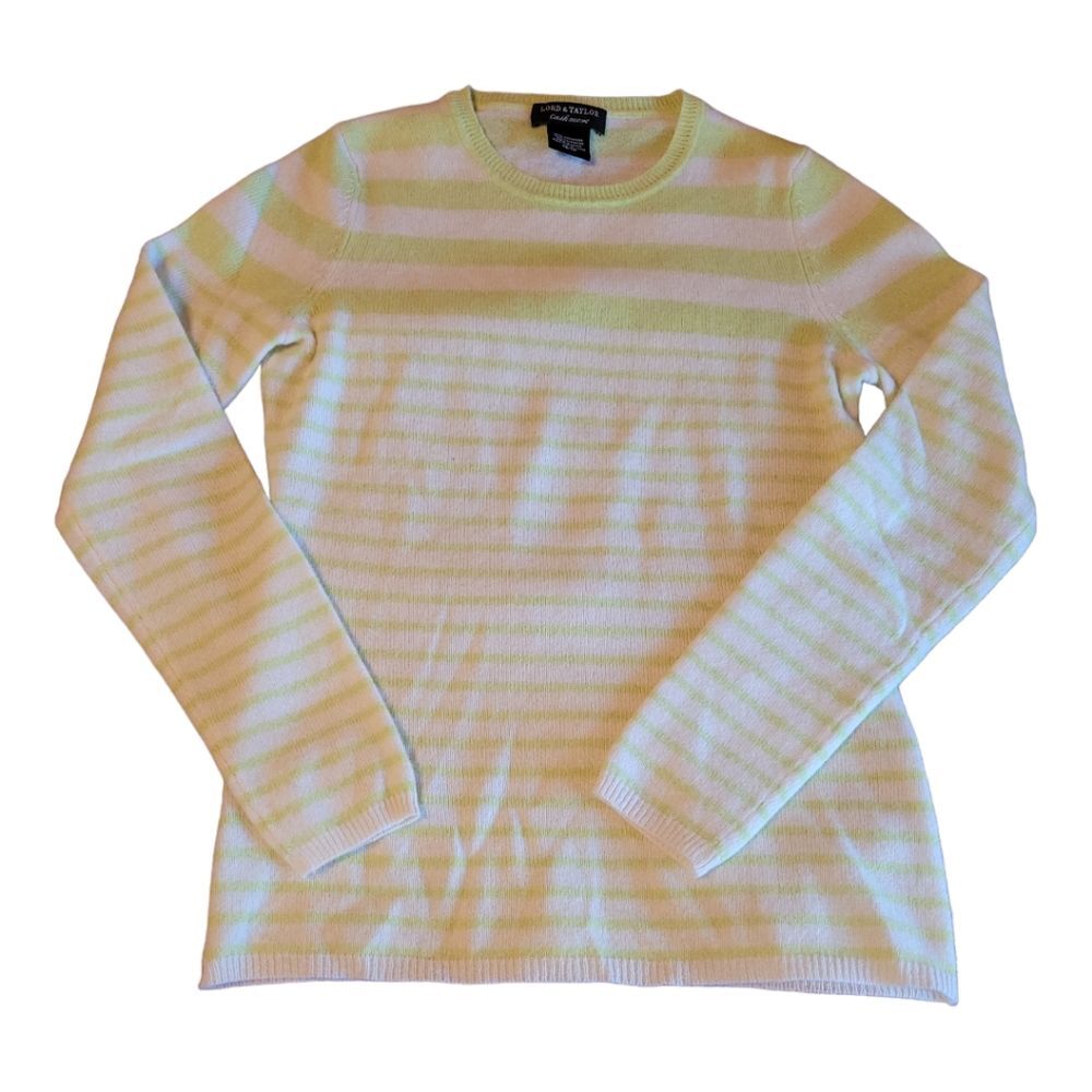 Lord & Taylor Womens XS TP Cashmere crew neck sweater